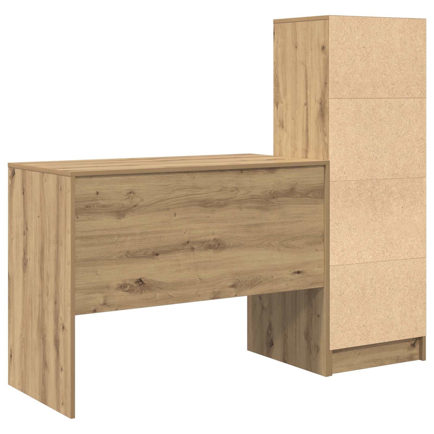 Bord Artisan Egetræ 145.5 x 50 x 127 cm 2 stk.
