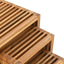 Have Side Bord 3 pcs Brun 33 x 44,5 x 51 cm Massiv Teaktræ