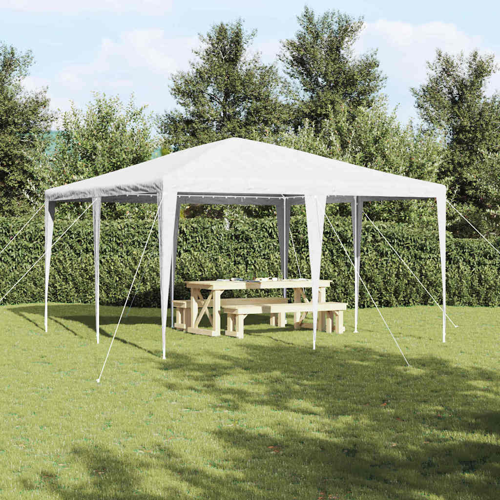 Party Tent Hvid 400 x 400 x 266 cm Polyethylen og stål