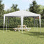 Party Tent Hvid 400 x 400 x 266 cm Polyethylen og stål