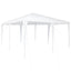 Party Tent Hvid 400 x 400 x 266 cm Polyethylen og stål
