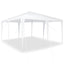 Party Tent Hvid 400 x 400 x 266 cm Polyethylen og stål