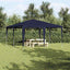 Party Tent Blå 400 x 400 x 266 cm Polyethylen og stål