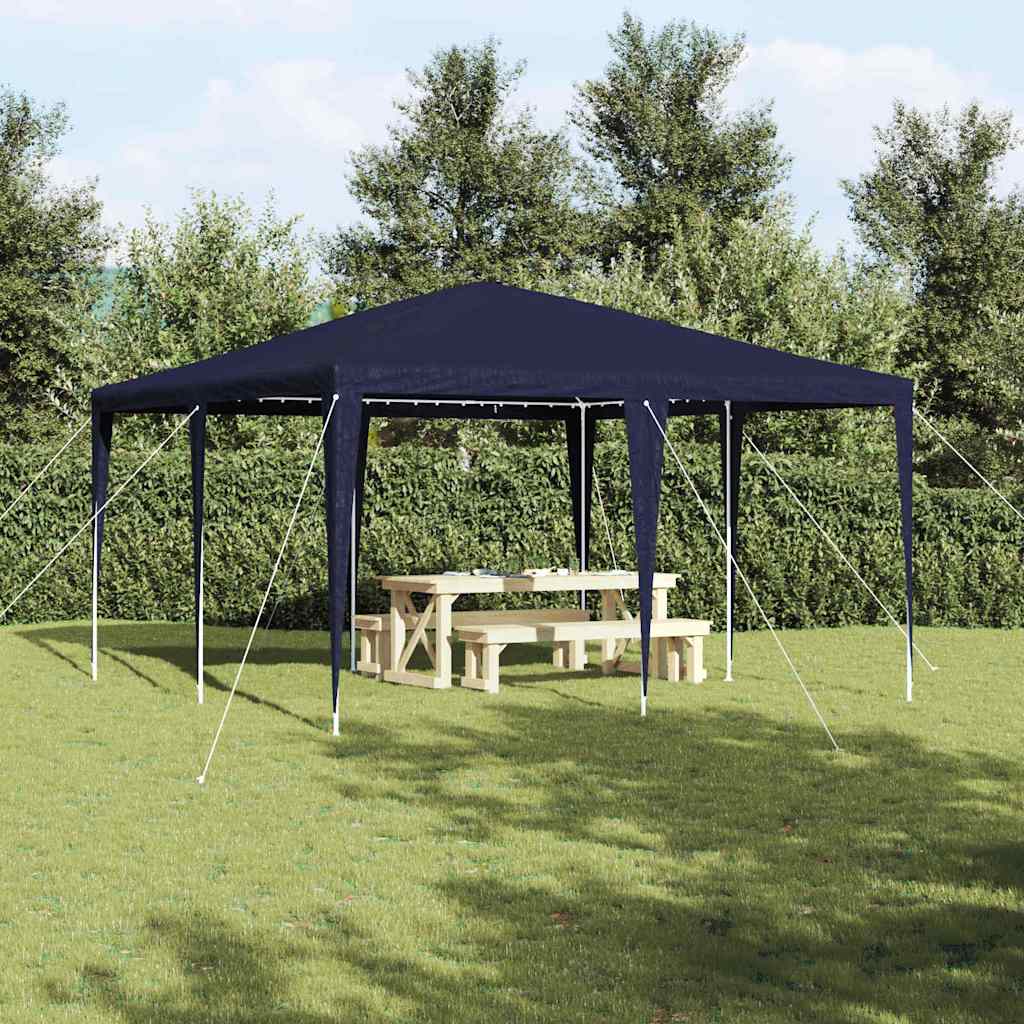Party Tent Blå 400 x 400 x 266 cm Polyethylen og stål