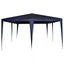 Party Tent Blå 400 x 400 x 266 cm Polyethylen og stål