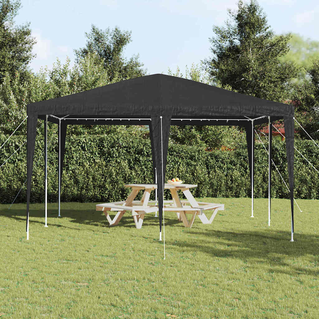 Party Tent Antracit 400 x 400 x 266 cm Polyethylen og stål