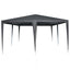 Party Tent Antracit 400 x 400 x 266 cm Polyethylen og stål
