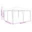 Party Tent Antracit 400 x 400 x 266 cm Polyethylen og stål