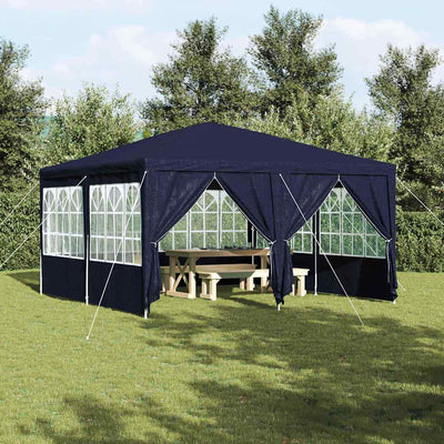 Party Tent Blå 400 x 400 x 266 cm Polyethylen