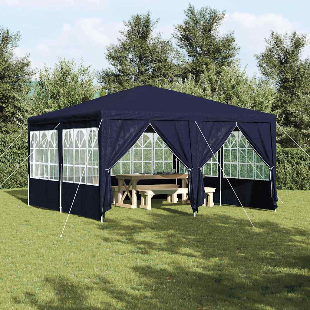 Party Tent Blå 400 x 400 x 266 cm Polyethylen