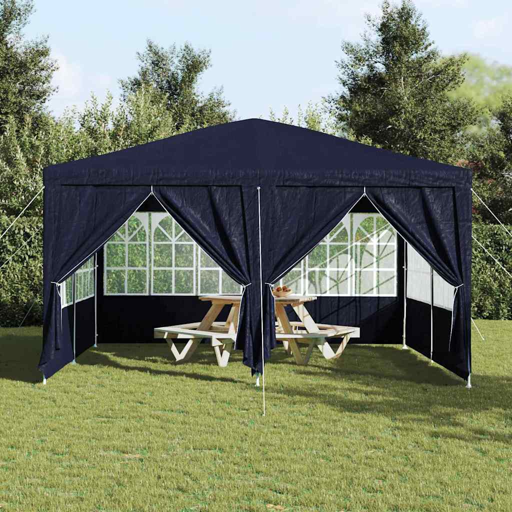 Party Tent Blå 400 x 400 x 266 cm Polyethylen