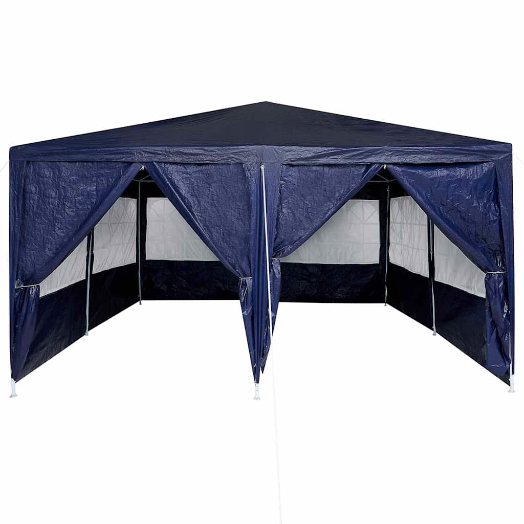 Party Tent Blå 400 x 400 x 266 cm Polyethylen