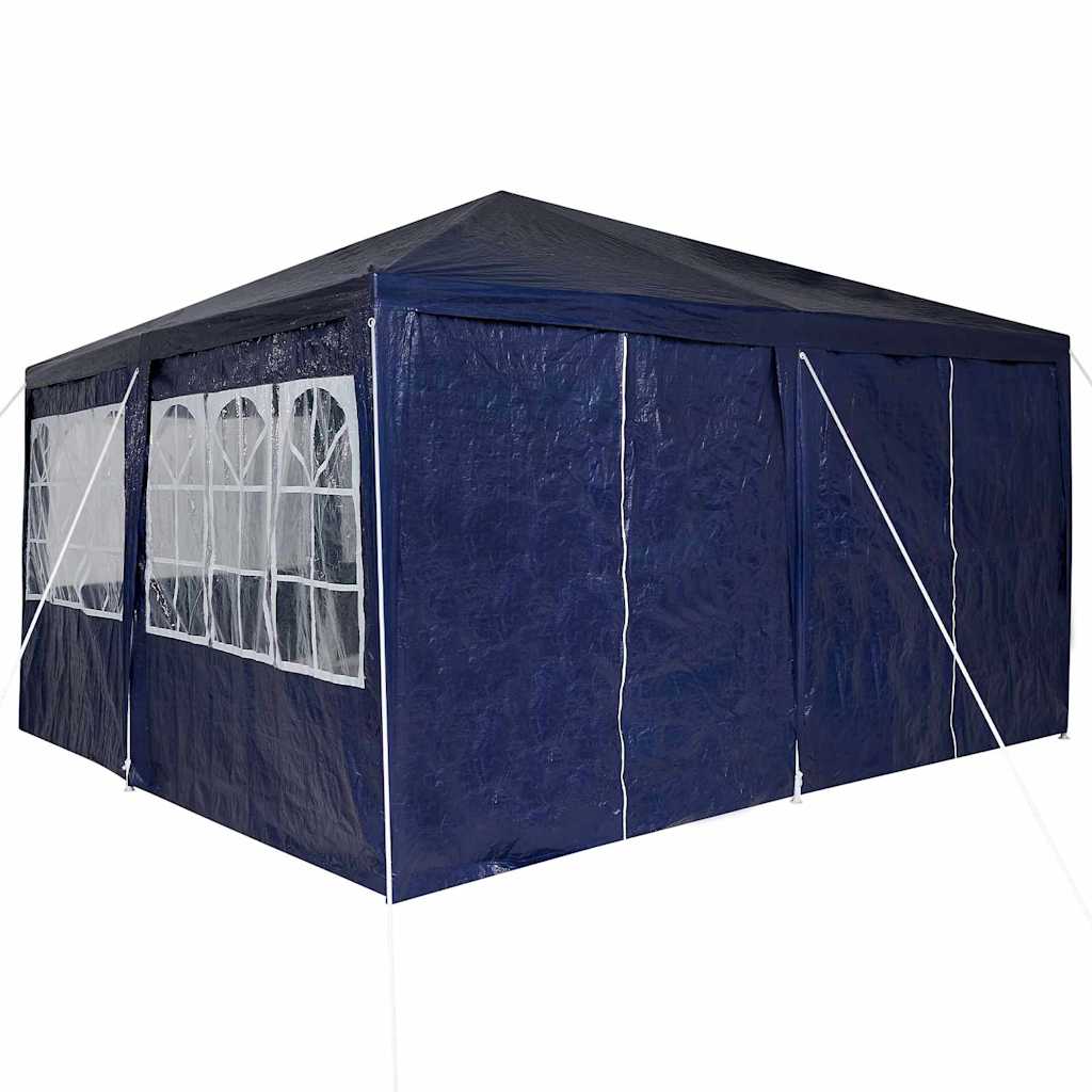 Party Tent Blå 400 x 400 x 266 cm Polyethylen