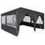Party Tent Antracit 400 x 400 x 266 cm Polyethylen