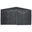 Party Tent Antracit 400 x 400 x 266 cm Polyethylen