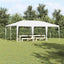 Party Tent Hvid 600 x 400 x 266 cm Polyethylen og stål
