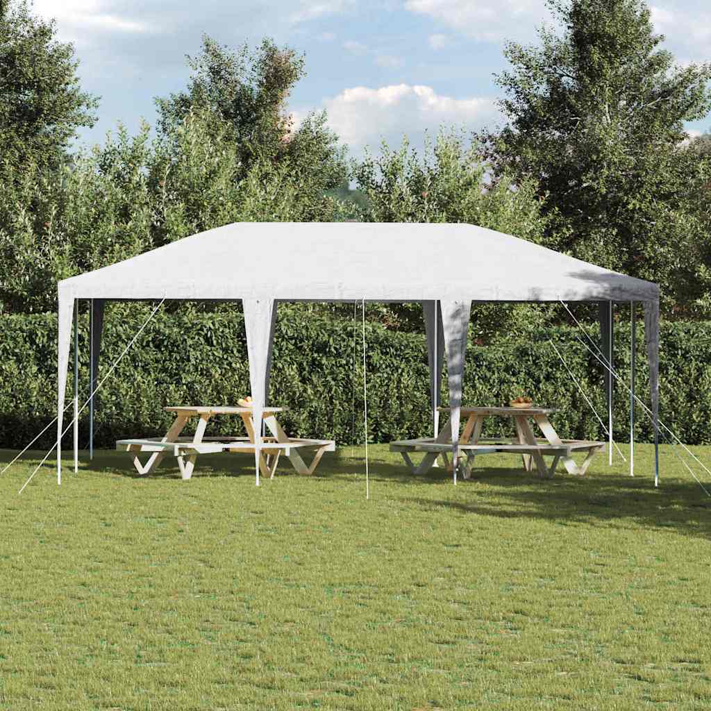 Party Tent Hvid 600 x 400 x 266 cm Polyethylen og stål