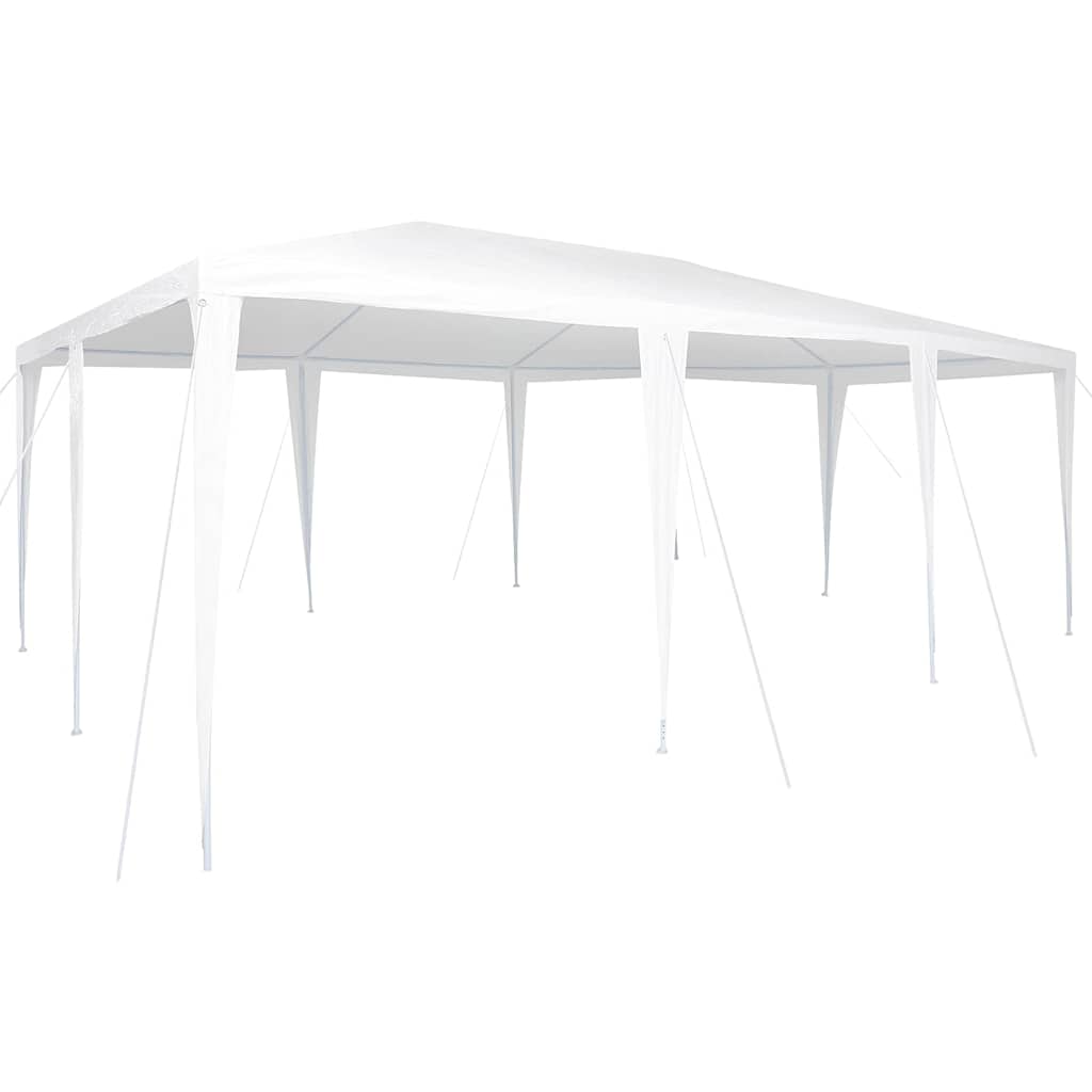Party Tent Hvid 600 x 400 x 266 cm Polyethylen og stål