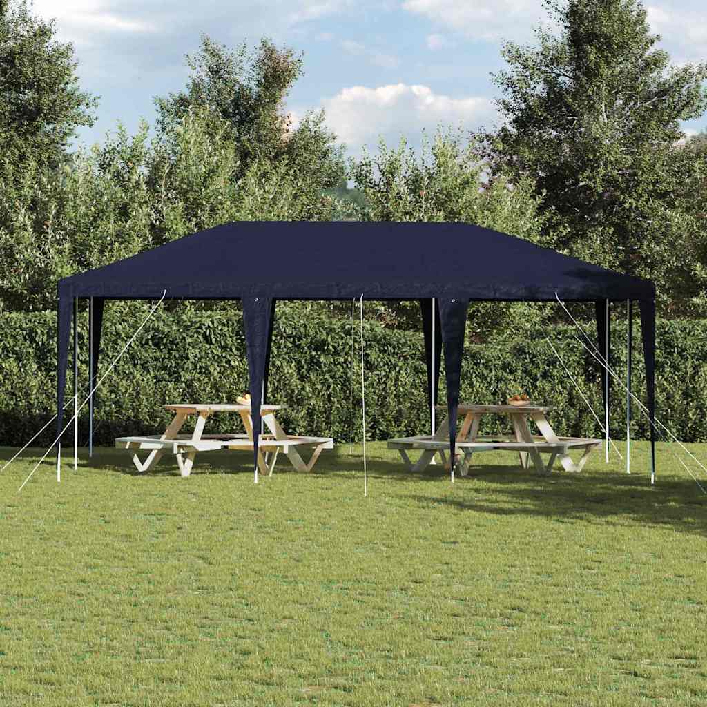 Party Tent Blå 600 x 400 x 266 cm Polyethylen og stål