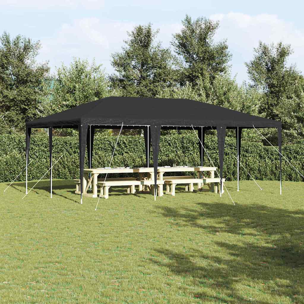 Party Tent Antracit 600 x 400 x 266 cm Polyethylen og stål