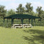 Party Tent Grøn 600 x 400 x 266 cm Polyethylen og stål
