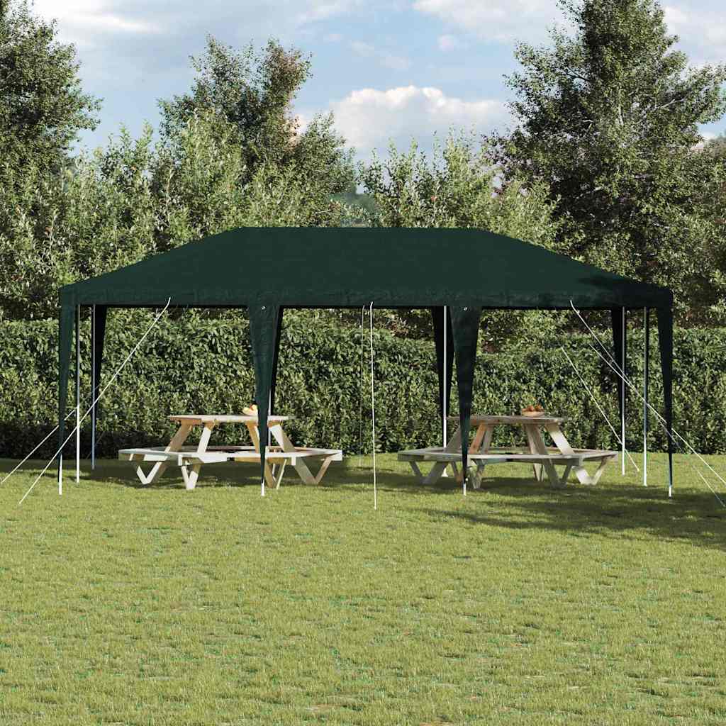 Party Tent Grøn 600 x 400 x 266 cm Polyethylen og stål