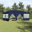 Party Tent 600 x 400 x 266 cm Blå Polyethylen