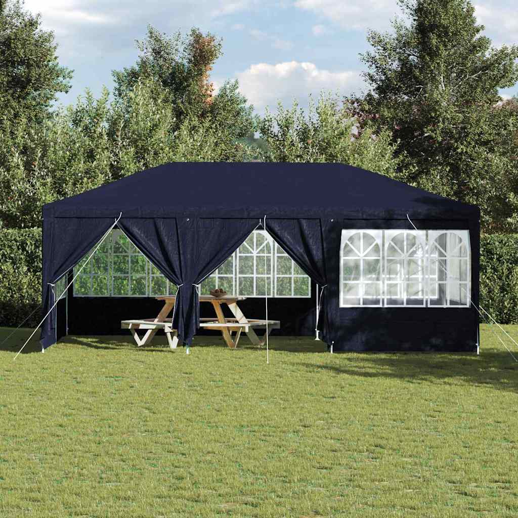 Party Tent 600 x 400 x 266 cm Blå Polyethylen