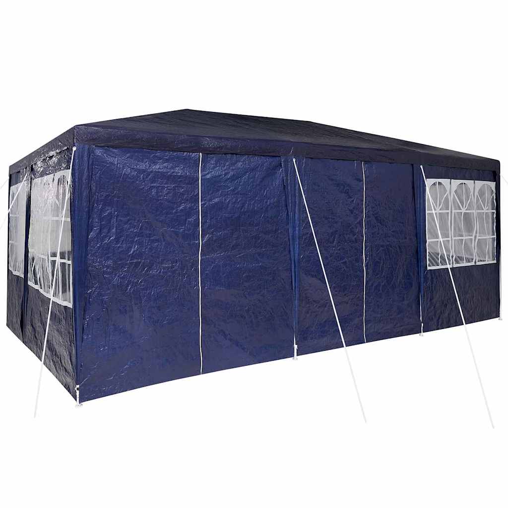 Party Tent 600 x 400 x 266 cm Blå Polyethylen