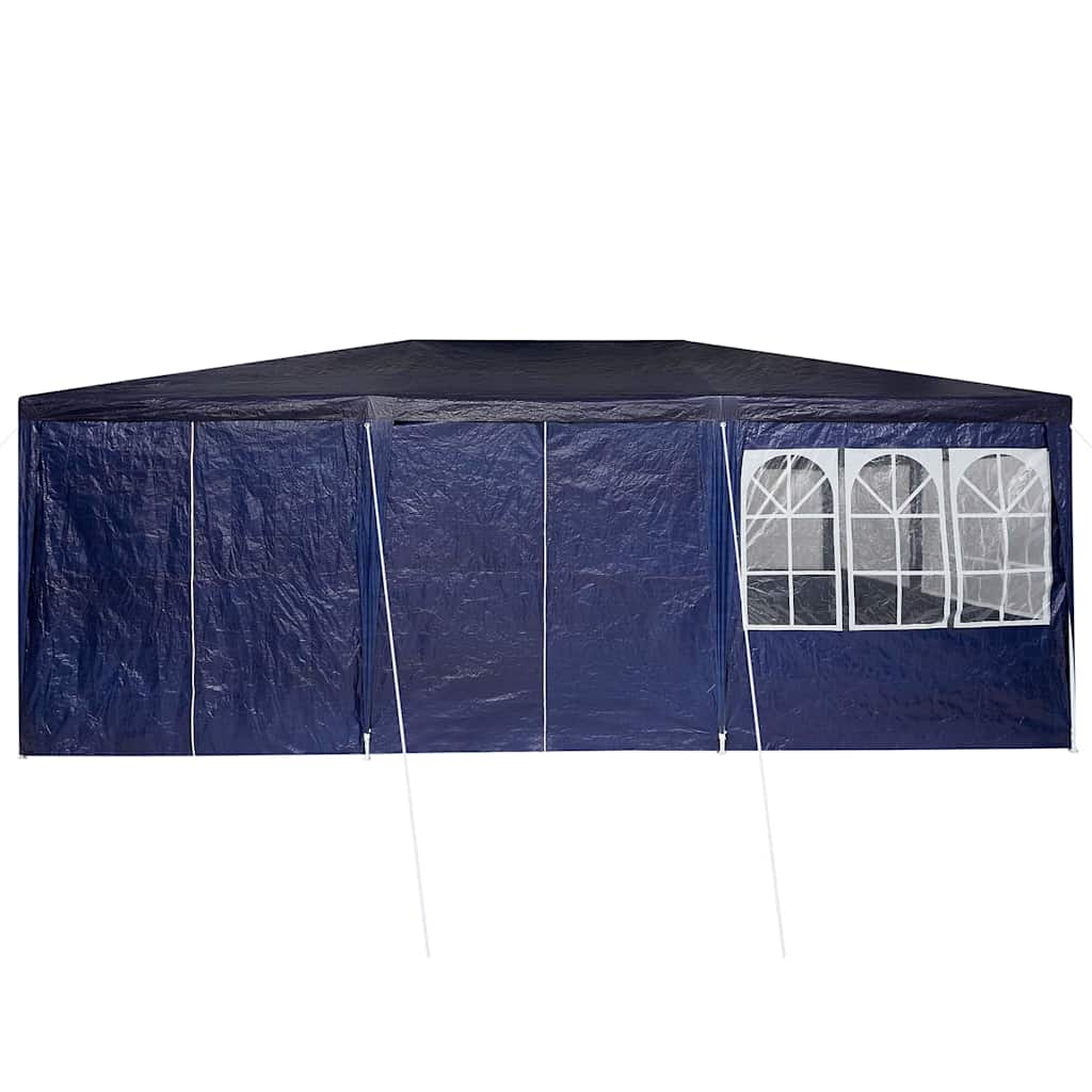 Party Tent 600 x 400 x 266 cm Blå Polyethylen