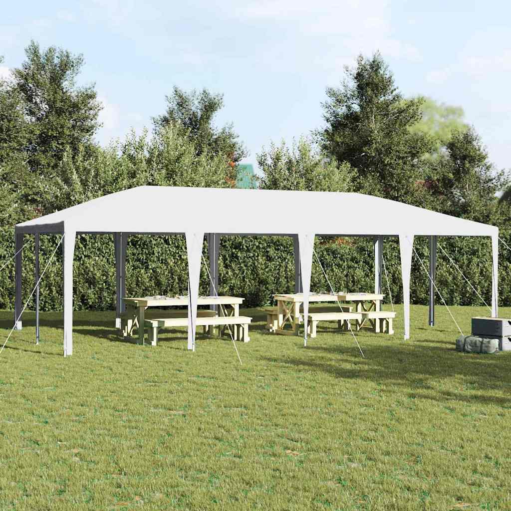 Party Tent Hvid 800 x 400 x 266 cm Polyethylen og stål