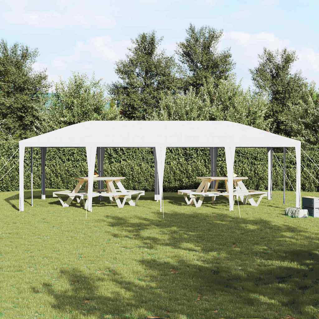 Party Tent Hvid 800 x 400 x 266 cm Polyethylen og stål