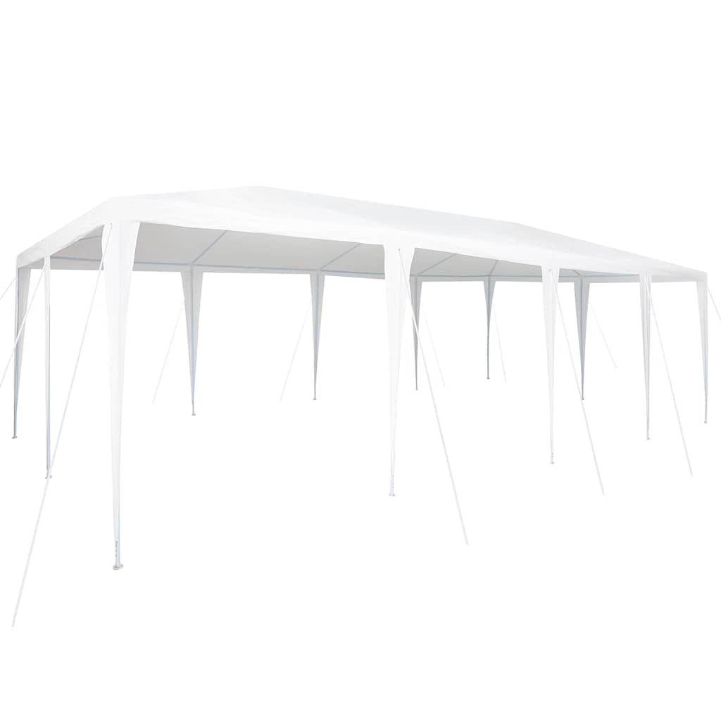 Party Tent Hvid 800 x 400 x 266 cm Polyethylen og stål