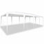 Party Tent Hvid 800 x 400 x 266 cm Polyethylen og stål