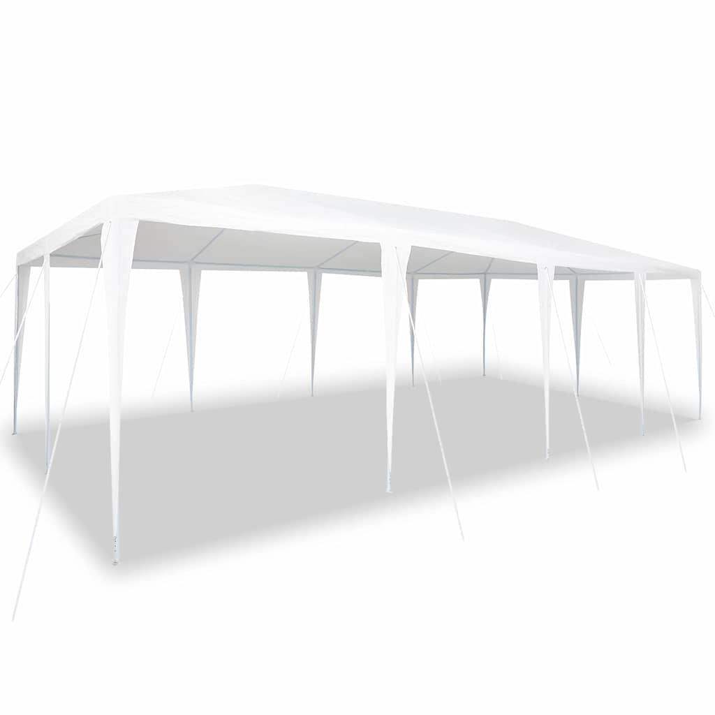 Party Tent Hvid 800 x 400 x 266 cm Polyethylen og stål