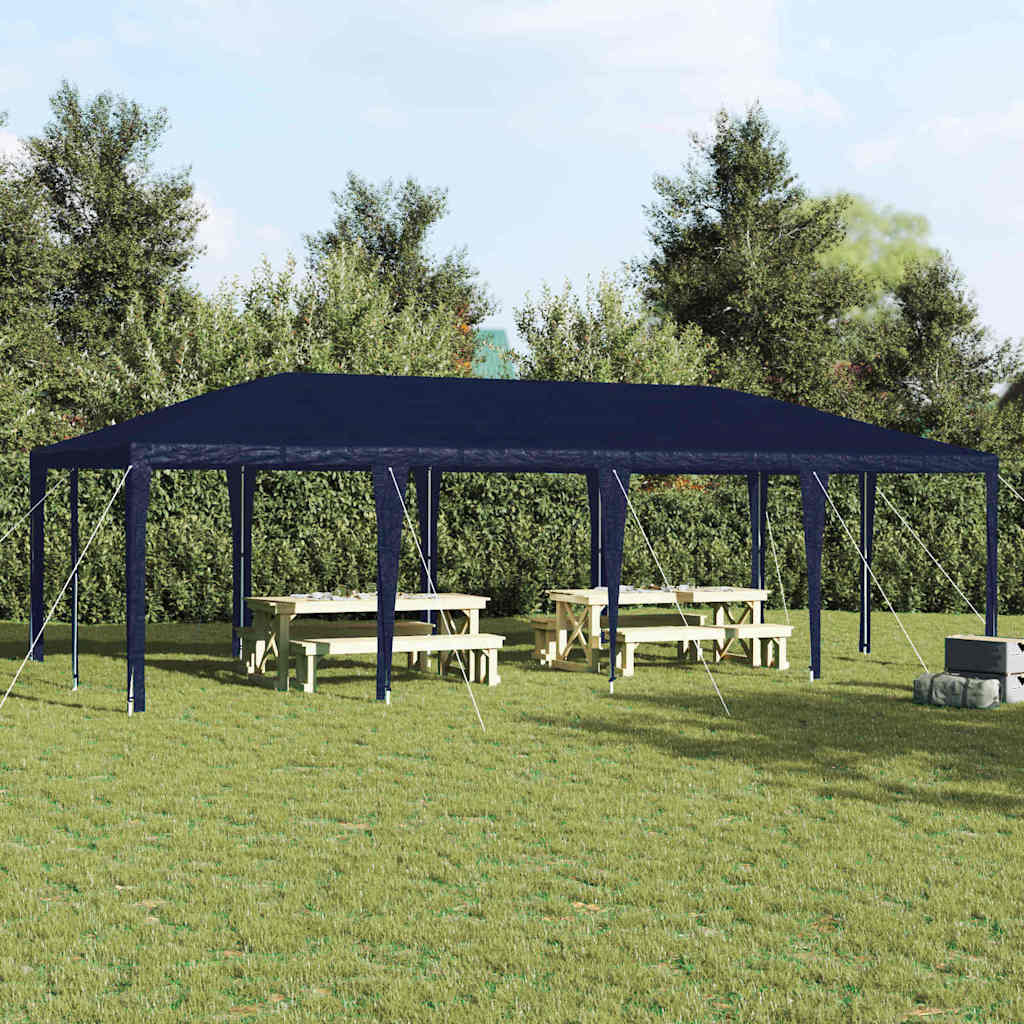Party Tent Blå 800 x 400 x 266 cm Polyethylen og stål