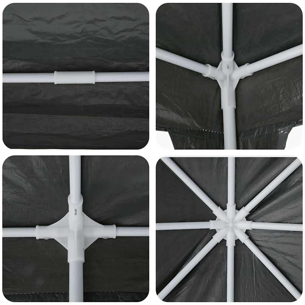 Party Tent Antracit 800 x 400 x 266 cm Polyethylen og stål