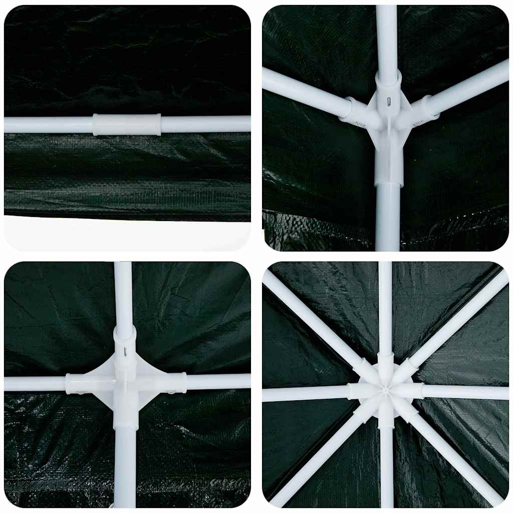 Party Tent Grøn 800 x 400 x 266 cm Polyethylen og stål
