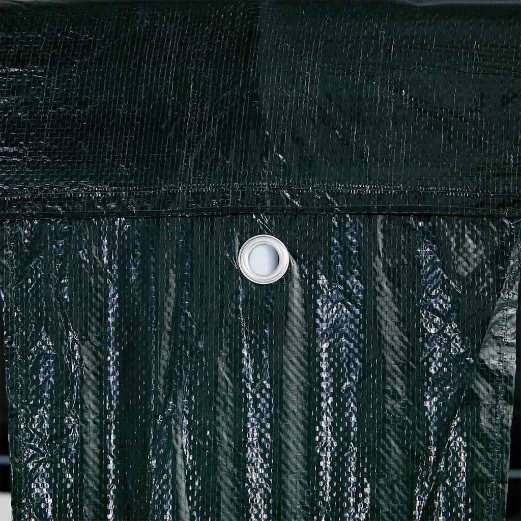 Party Tent Grøn 800 x 400 x 266 cm Polyethylen og stål