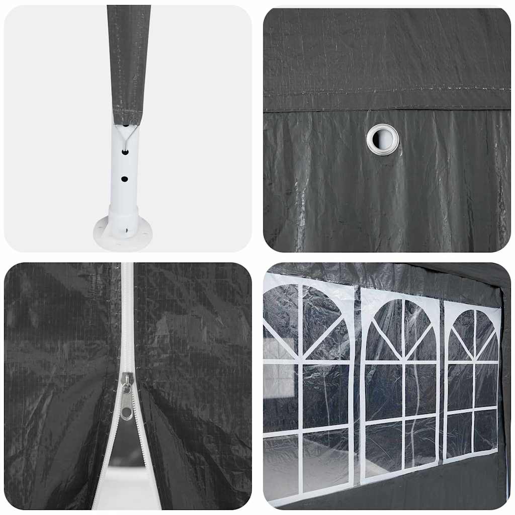 Party Tent Antracit 800 x 400 x 266 cm Polyethylen