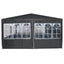 Party Tent Antracit 800 x 400 x 266 cm Polyethylen