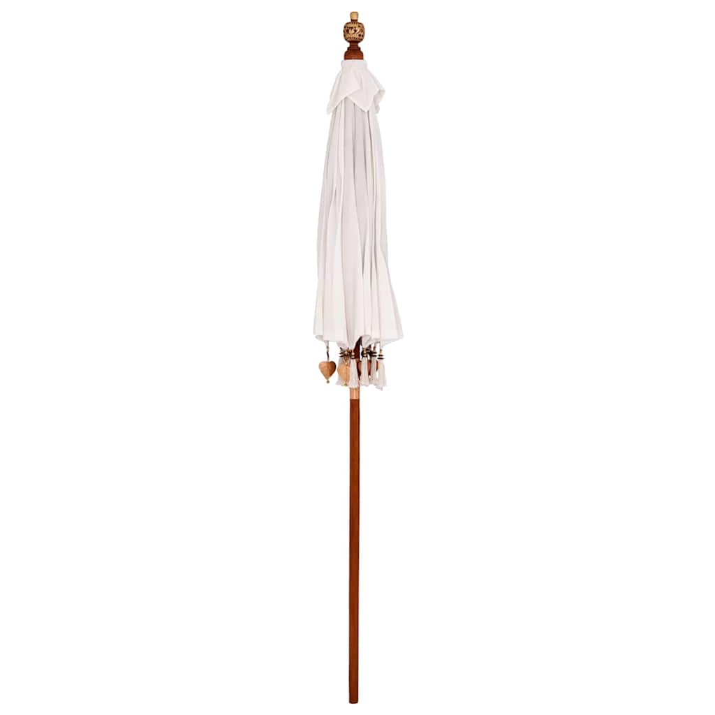 Balinesisk Parasol Creme 190 x 190 x 260 cm