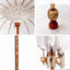 Balinesisk Parasol Creme 220 x 220 x 260 cm