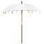 Balinesisk Parasol Creme 220 x 220 x 260 cm