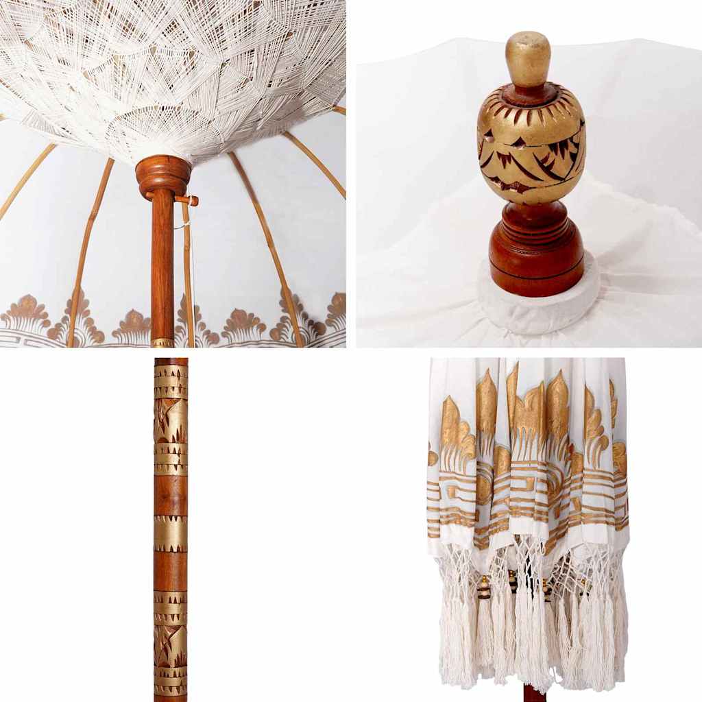Balinesisk Parasol 190 x 190 x 260 cm