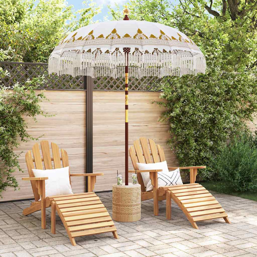 Balinesisk Parasol 190 x 190 x 260 cm