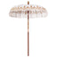 Balinesisk Parasol Creme 190 x 190 x 260 cm