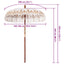 Balinesisk Parasol 190 x 190 x 260 cm