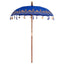 Balinesisk Parasol Blå 185 x 185 x 260 cm