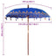 Balinesisk Parasol Blå 215 x 215 x 260 cm